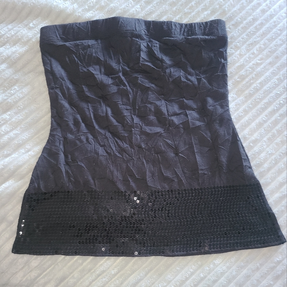 Charlotte Russe Black Fabric Detail